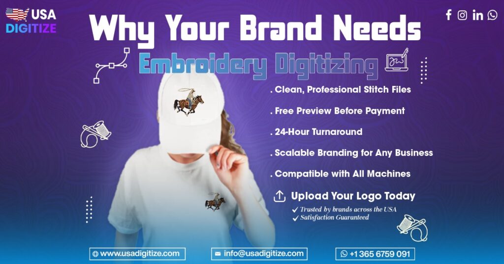 Embroidery Digitizing for Brand