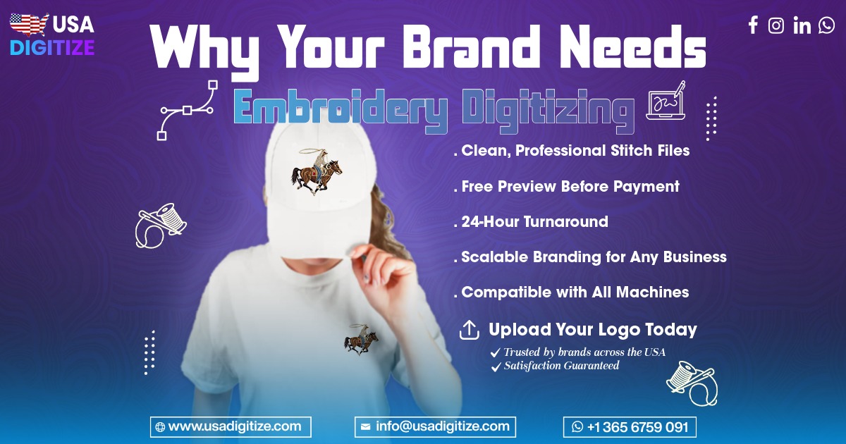 Embroidery Digitizing for Brand