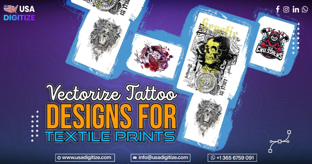 Vectorize tattoo design