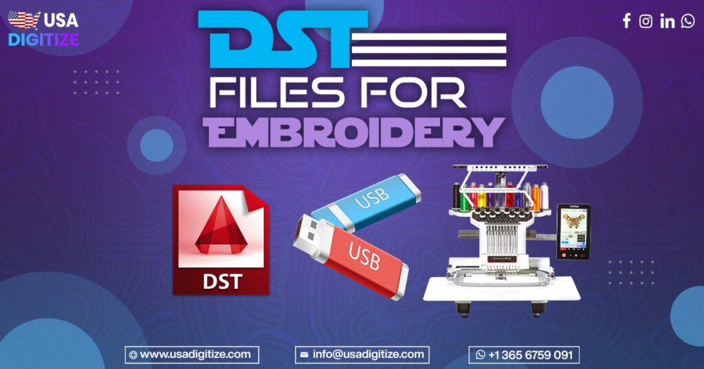 DST file for Embroidery