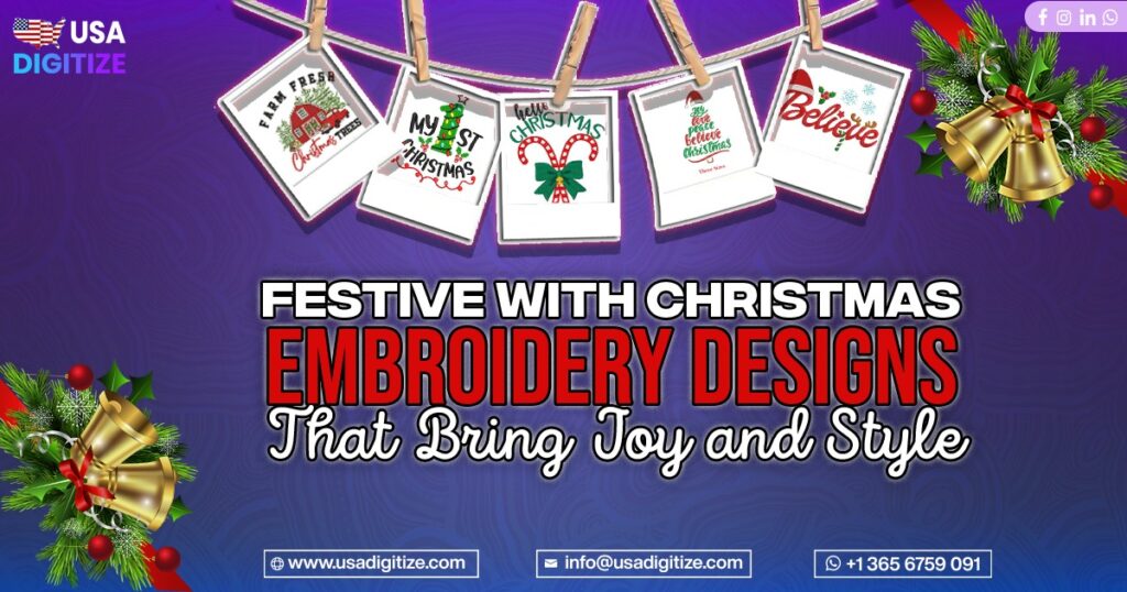 Festive Christmas Embroidery