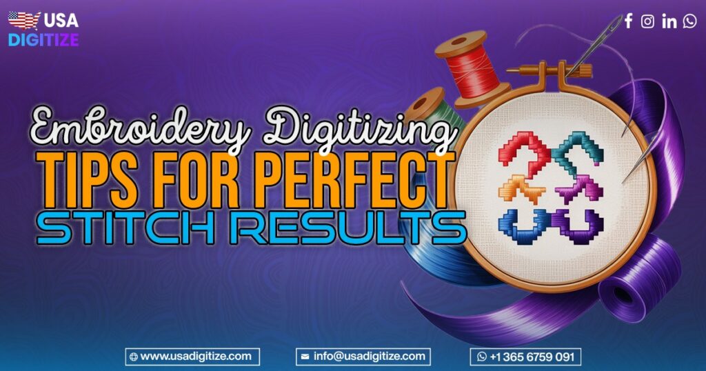 embroidery digitizing tips